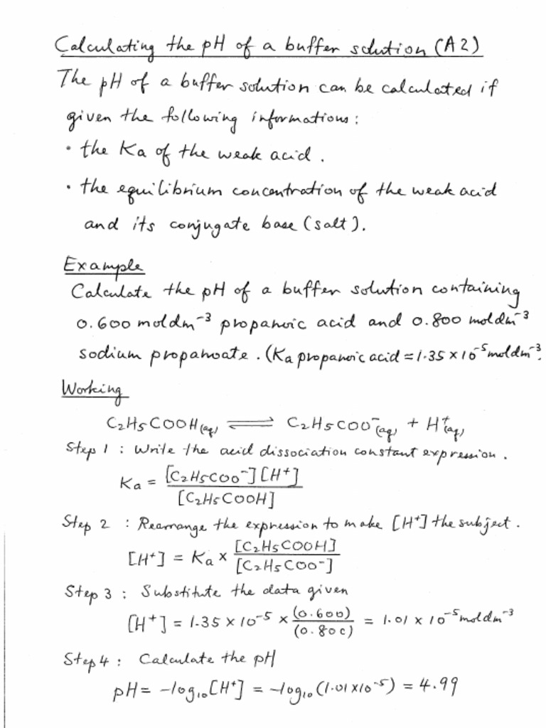 Buffer Calculation (A2) | PDF