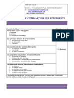 Fiche de Formation Detergent