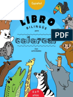 Libro Bilingüe para Colorear