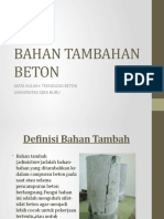 Bahan Tambahan Beton