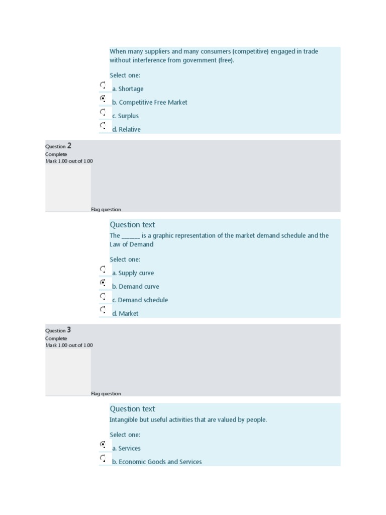 Macroeconomics Midterm Exam Questions | PDF | Supply And Demand | Demand