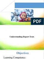 Understanding Report Text Structures