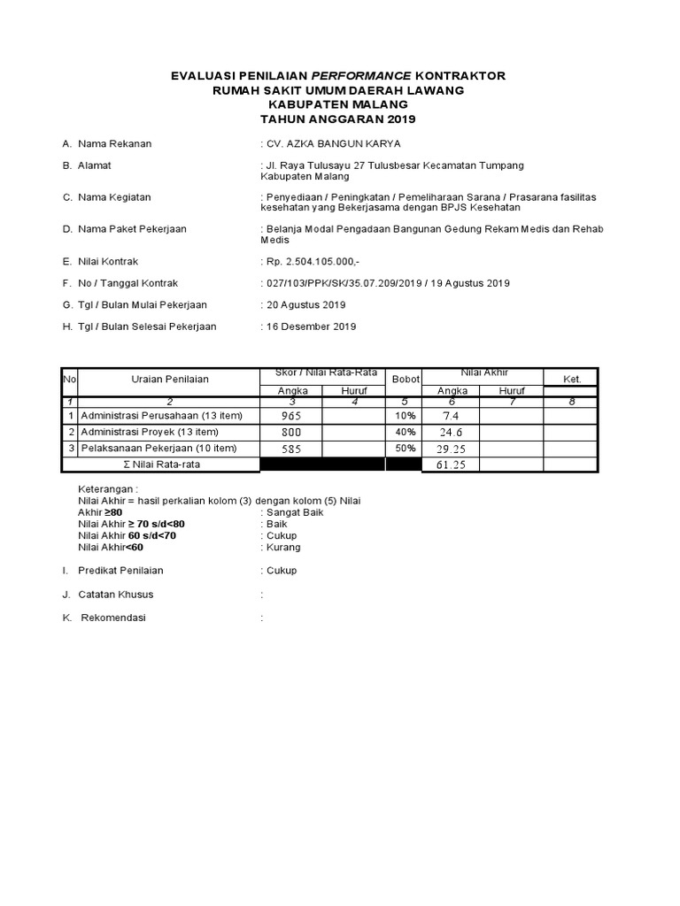 Cv. Azka | PDF