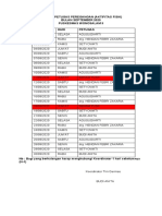 Jadwal Petugas Peregangan Sep