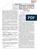 Decreto Supremo que aprueba el Reglamento de la Ley N° 29337 Ley que establece disposiciones para apoyar la competitividad productiva