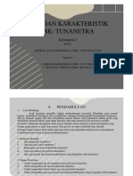 Kelompok 1 Jenis Dan Karakteristik Abk Tunanetra