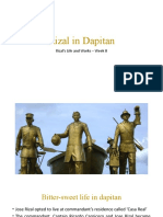 Rizal in Dapitan: Rizal's Life and Works - Week 8