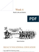 Week 6: Rizal's Life and Works