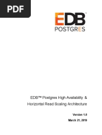 EDB High Availability Scalability v1.0