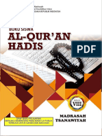 Buku Siswa Al-Qur'an Hadits VIII