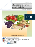 Major Vegetables and Rootcrops Quarterly Bulletin, October-December 2018_0