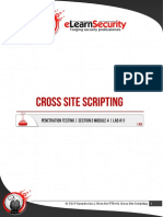 Lab11 - Cross Site Scripting