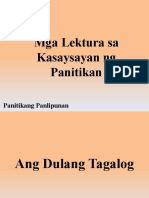 Panitikang Panlipunan Dulang Tagalog 1