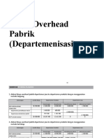 Biaya Overhead Pabrik Departemenisasi