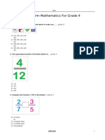 Mid Term Mathematics For Grade 4 Fix