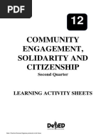 Community Engagement Solidarity and Citizenship - Q2 - Las 1