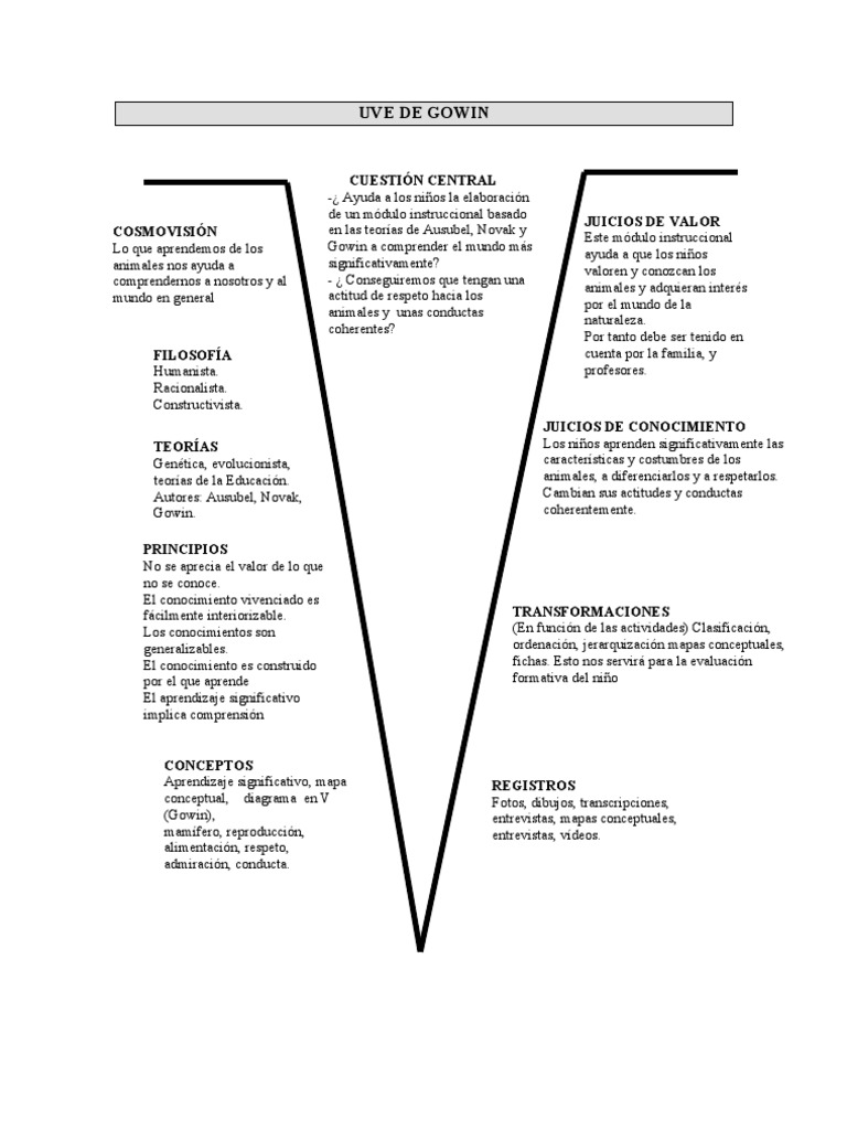 uve gowin | Aprendizaje | Conocimiento