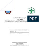 Puskesmas Balaraja SK Pemeliharaan Alat