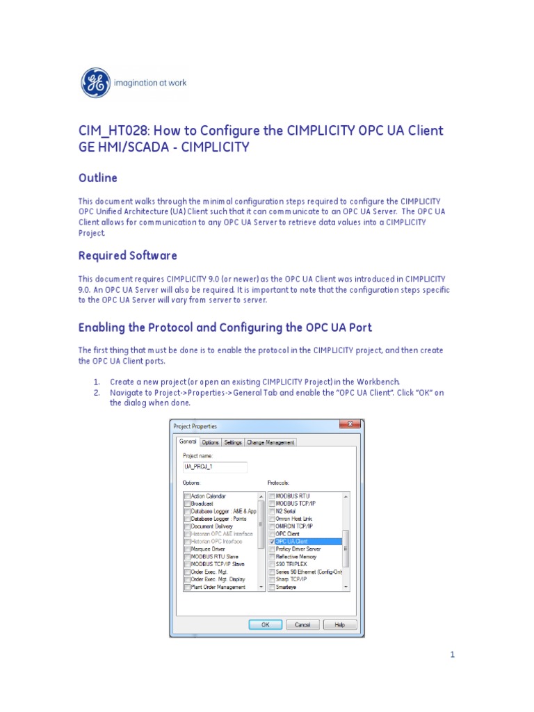 Configure CIMPLICITY OPC UA Client | PDF | Public Key Certificate ...