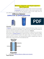 TECH - ELEC-Difference Between Capacitor and Supercapacitor