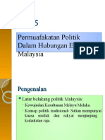 Bab 5 Permuafakatan Politik Dalam Hubungan Etnik Di Malaysia