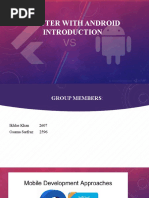 Flutter With Android Introduction