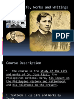 Rizal's Life, Works and Writings