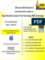 Ici-New Delhi Centre and Ultratech Cement LTD.: Rapid Monolithic Disaster Proof Technology (RMD Technology)