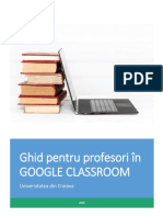 Ghid Google Classroom