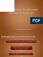 1 - Capacidad de Las Personas Jurídicas Extranjeras PRESENTACION