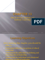 CHP 2 - Ethical, Servant, Spiritual, and Authentic Leadership