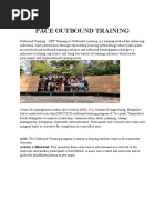 Outbound Training 2020