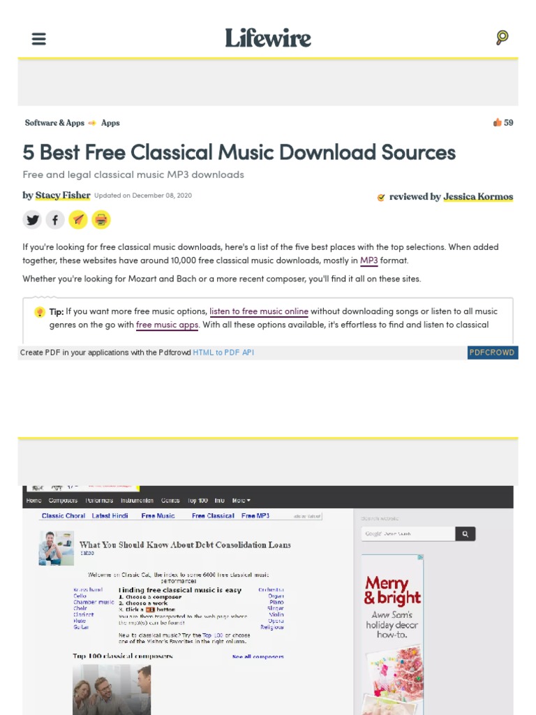 5 Best Free Classical Music Download Sources PDF Privacy