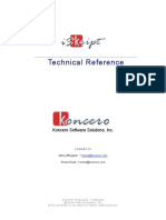 Technical Reference: Koncero Software Solutions, Inc