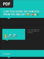Guess The Movie Game | PDF