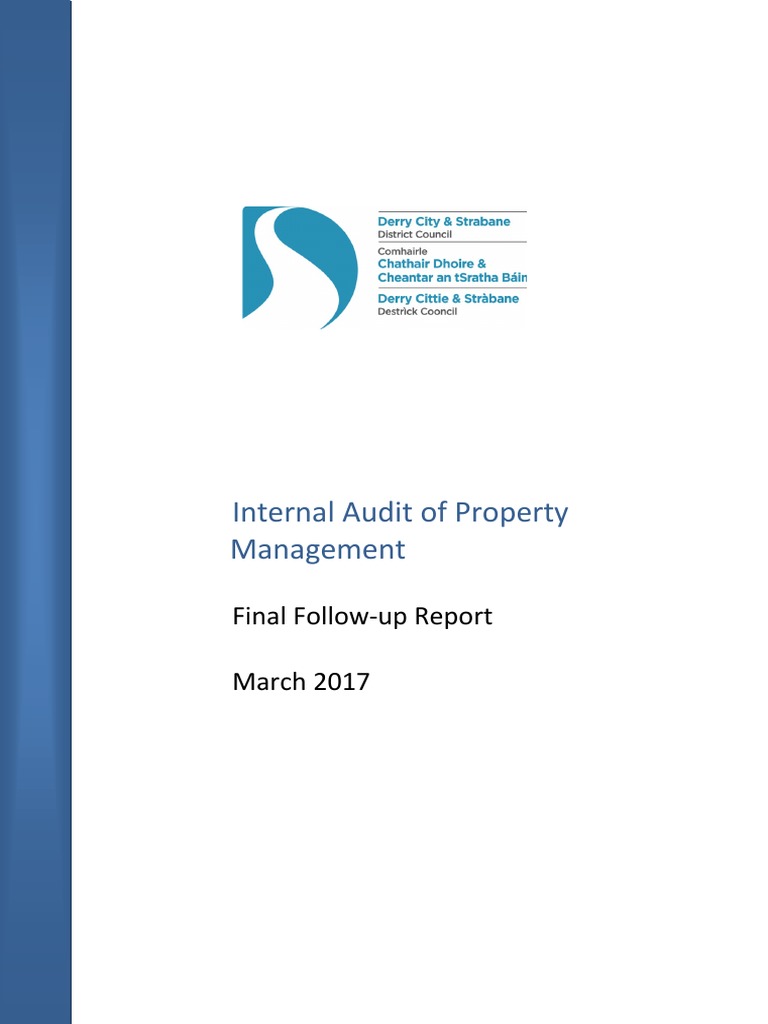 Real Estate Audit Report PDF Internal Audit Audit