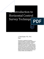 An Introduction To Horizontal Control Survey Techniques: J. Paul Guyer, P.E., R.A