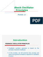 Module 12S - Feedback Oscillator Principles