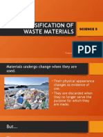 Classification of Waste Materials