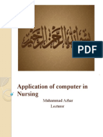 Application of Computer in Nursing LECTURE2