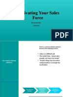 Motivating Your Sales Force