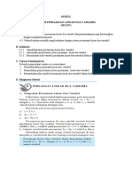 Modul Sistem Persamaan Linear Dua Variabel (SPLDV) A. Kompetensi Dasar