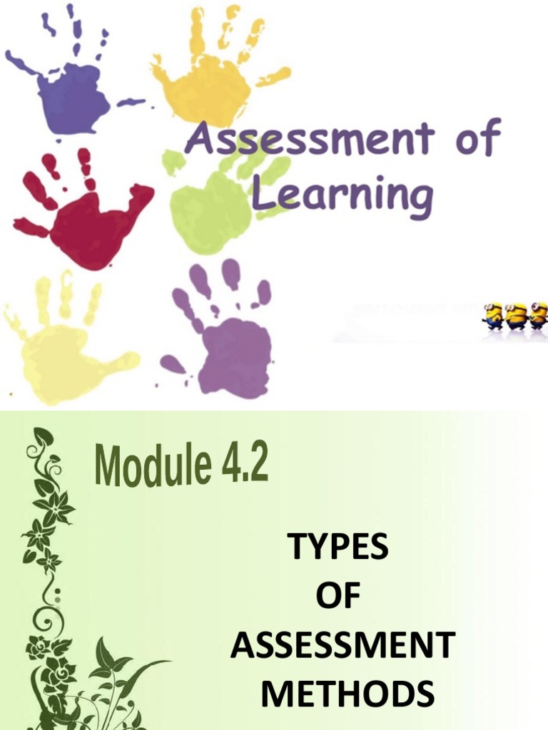 Assessment of Learning Module 4.2 1 | PDF | Educational Assessment ...