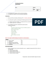 CS10-8L: Computer Programming Laboratory Machine Problem #1: Getting Started