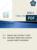Tabel Mortalitas