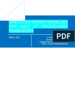 Directives Opérationnelles Sur HACT À L'usage Des Partenaires - UNICEF-PNUD-FNUAP - Madagascar - Juillet 2019