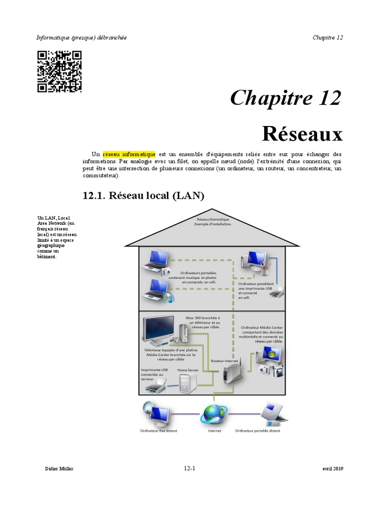 Comment Le Wifi Transmet il L information Par Les Ondes Schéma Reseaux | PDF | Wi-Fi | Internet