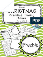 Christmas: Creative Thinking Tasks