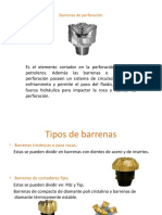 Barrenas de Perforación