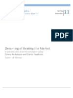 Dreaming of Beating The Market